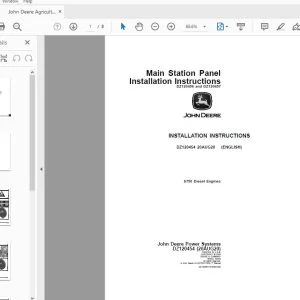 John Deere S750 Diesel Engines Instructions Manual DZ120454 - PDF DOWNLOAD