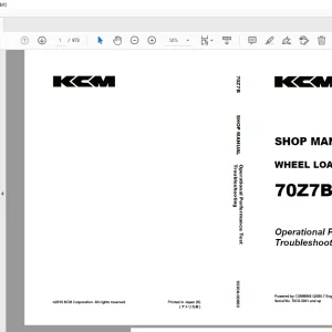 KCM 70Z7B Wheel Loader CUMMINS QSB6.7 Engine Parts Manual - PDF