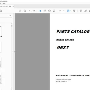KCM 95Z7 WHEEL LOADER ISUZU 6WG1 Engine Parts Manual - PDF DOWNLOAD