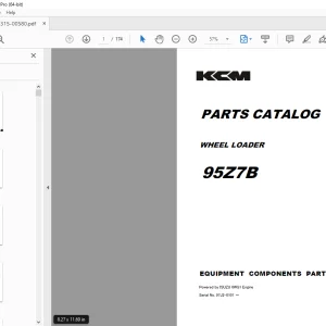 KCM 95Z7B WHEEL LOADER ISUZU 6WG1 Engine Parts Manual - PDF