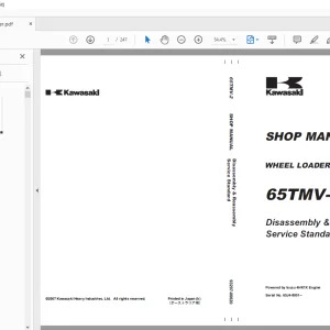 Kawasaki 65TMV-2 WHEEL LOADER SHOP MANUAL 93207-00620 - PDF DOWNLOAD