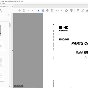 Kawasaki Isuzu 6BD1 Engine Parts Manual - PDF DOWNLOAD