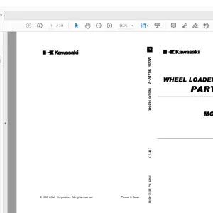 Kawasaki WHEEL LOADER 90ZIIV-2 Parts Manual PART No. 93313-00193 - PDF DOWNLOAD
