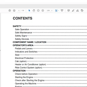 Kawasaki Wheel Loader 60ZIV-2 Operation Maintenance Manual 93106-00062 - PDF