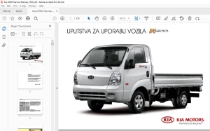 Kia Motors K2900 UPUTSTVA ZA UPORABU VOZILA - PDF DOWNLOAD