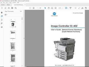 Konica Minolta Image Collector IC-402 Users Manual - PDF