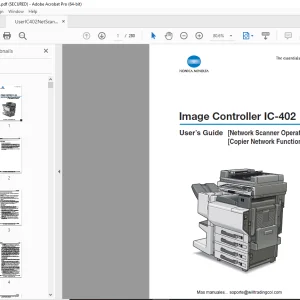 Konica Minolta Image Collector IC-402 Users Manual  - PDF