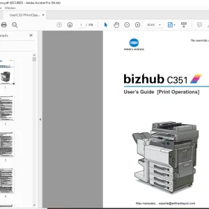 Konica Minolta bizhub C3501 Print Operations Users Manual  - PDF