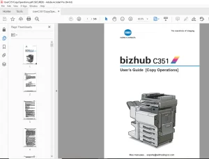 Konica Minolta bizhub C351 Copy Operations User Manual - PDF