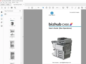 Konica Minolta bizhub C450 Box Operations Users Manual - PDF DOWNLOAD