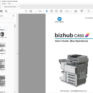 Konica Minolta bizhub C450 Box Operations Users Manual - PDF DOWNLOAD