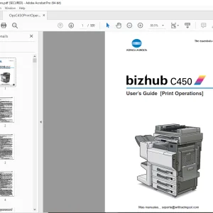 Konica Minolta bizhub C450 Print Operations Users Manual - PDF