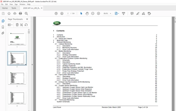 Land Rover V8 ENGINE MANAGEMENT SYSTEM ON-BOARD DIAGNOSTICS Manual PDF ...