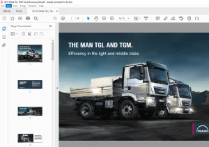 Man Truck TGL & TGM Brochure Manual  - PDF DOWNLOAD