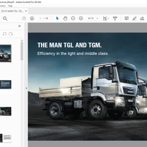 Man Truck TGL & TGM Brochure Manual  - PDF DOWNLOAD