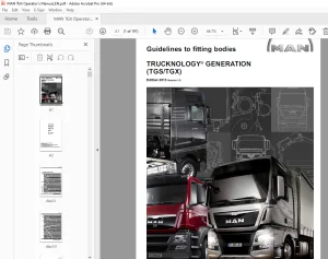 Man Truck TRUCKNOLOGY GENERATION (TGS/TGX) Operator's Manual PDF