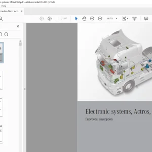 Mercedes-Benz Actros 963 electronic systems Manual - PDF DOWNLOAD