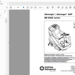 Nilfisk Advance Advenger, Advenger AXP BR 600S Series Bedienungsanleitung 56041538 - PDF DOWNLOAD