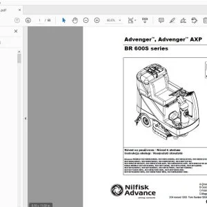Nilfisk Advance Advenger, Advenger AXP BR 600S series Instrukcja obsługi - PDF
