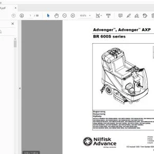 Nilfisk Advance Advenger,Advenger AXP BR 600S Series Brugsanvisning 56041537 - PDF