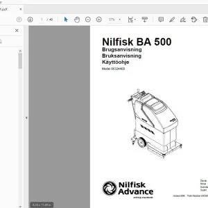 Nilfisk Advance BA 500 Bruksanvisning 041281 - PDF DOWNLOAD