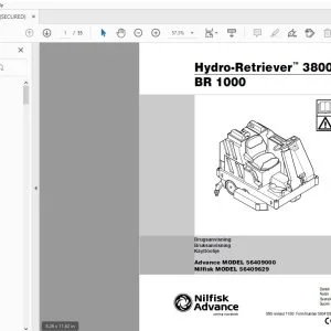Nilfisk Advance Hydro-Retriever 3800 BR 1000 Brugsanvisning 56041291 - PDF DOWNLOAD