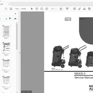 Nilfisk Alto 35, 55-1, 55-2, 75-1, 75-2 Maxxi II Service Manual - PDF DOWNLOAD