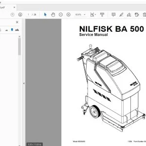 Nilfisk BA 500 66324400 Service Manual - PDF DOWNLOAD
