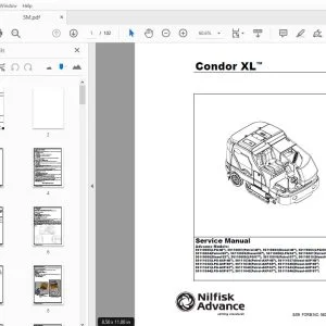 Nilfisk Condor XL Service Manual 56043124 - PDF DOWNLOAD