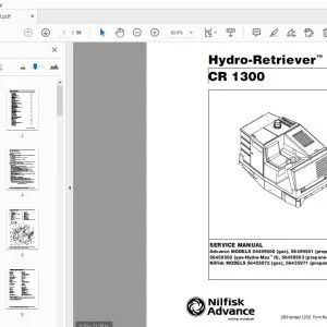 Nilfisk Hydro-Retriever 2052 CR 1300 Service Manual - PDF DOWNLOAD