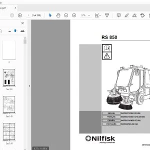 Nilfisk RS 850 Instructions for Use Manual 33015123 - PDF DOWNLOAD