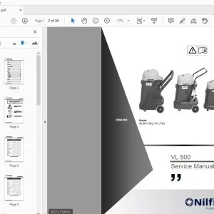 Nilfisk VL 500 35, 55-1, 55-2, 75-1, 75-2 Service Manual - PDF DOWNLOAD