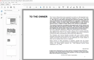 Nissan UD Truck 2011-2013 Owners Manual - PDF DOWNLOAD