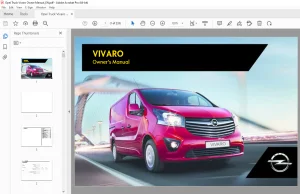 Opel Truck Vivaro Owners Manual - PDF DOWNLOAD