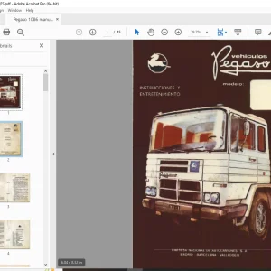 Pegaso Vehiculos 1086 Manual - PDF DOWNLOAD