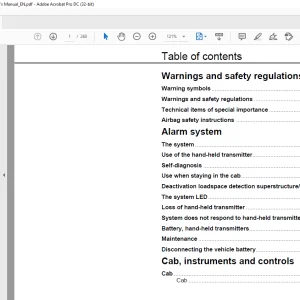Peterbilt Truck 210-220 Operator's Manual - PDF DOWNLOAD