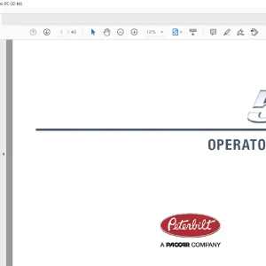 Peterbilt Truck 579 Operator's Manual - PDF DOWNLOAD
