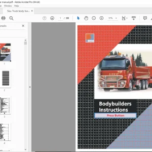 Sisu Truck Body Builders Instructions Manual - PDF DOWNLOAD