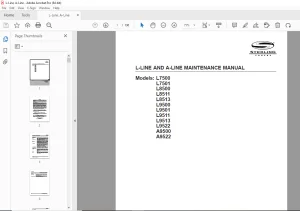 Sterling Truck L-Line And A-Line Maintenance Manual - PDF DOWNLOAD