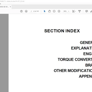 Toyota Forklift 5FD50-80, 5FG50-60, 5FDN50-60 & 5FDM60-70 Repair Manual PDF