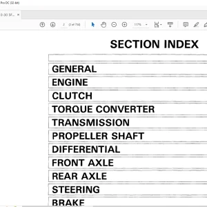 Toyota Forklift 5FG10-30 5FD10-30 Repair Manual - PDF DOWNLOAD