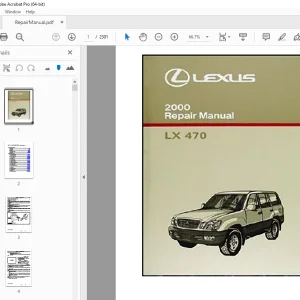 Toyota LEXUS LX 470 2000 Repair Manual - PDF DOWNLOAD