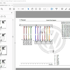 Volkswagen Passat 2019 Circuit Wiring Diagrams Manual - PDF DOWNLOAD