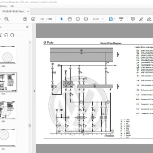 Volkswagen Polo 2002-2005 Circuit Wiring Diagram Manual PDF