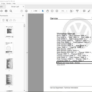 Volkswagen Polo 2005-2010 Repair Manual - PDF DOWNLOAD