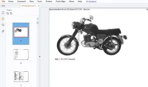 1979 MZ-Motorrad TS 250/1 - Miraculis Reparaturhandbuch - PDF DOWNLOAD