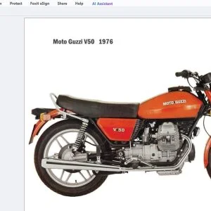 1980 Moto Guzzi V35 V50 Parts Manual - PDF DOWNLOAD