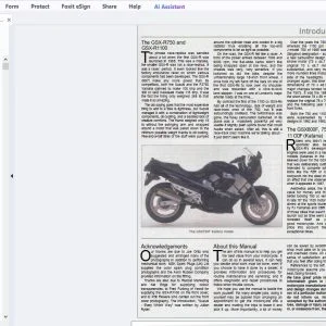 1987-1993 Suzuki GSX 600F 750F 1100F Service Manual - PDF DOWNLOAD