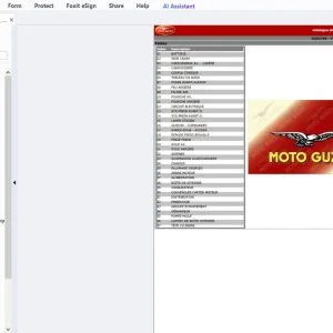 1992-2001 Moto Guzzi V50 PA catalogue de piéces de rechange - PDF DOWNLOAD