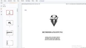 1993 MZ SILVER STAR CLASSIC 500 BETRIEBSANLEITUNG - PDF DOWNLOAD